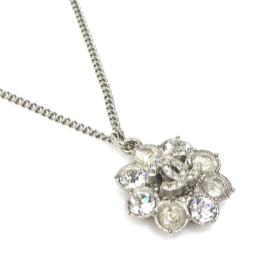 CHANEL Authentic Silver Logo Necklace - Picture 2 of 5